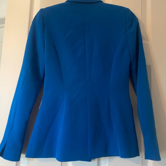 BLUE FITTED BLAZER - Picture 4 of 6